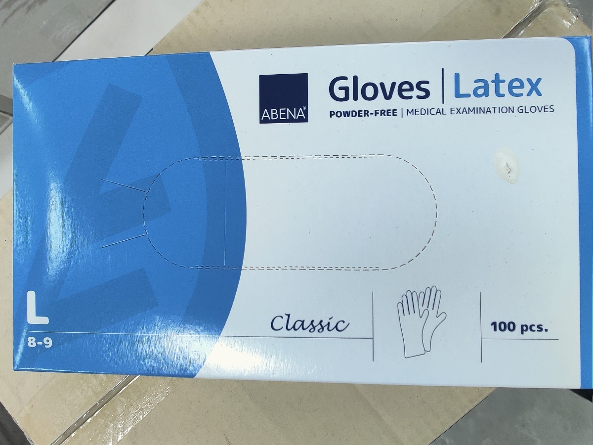 Latex handsker, 10 pk