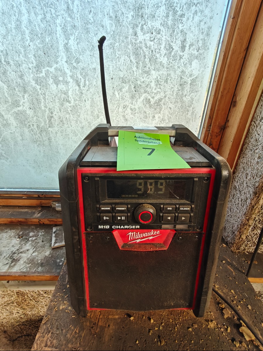 Milwaukee håndværker radio