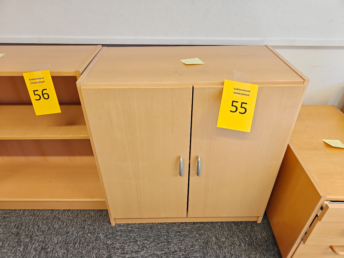 Underskab med 2 låger