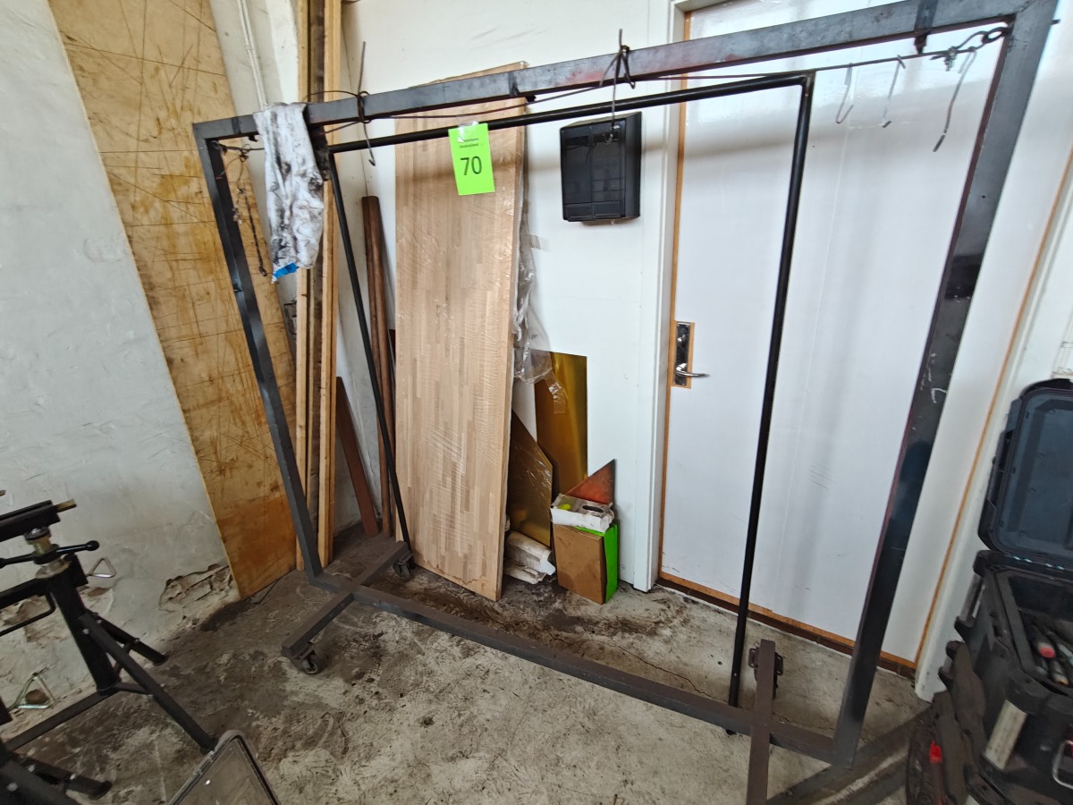 Malerstativ, bordplade & kobber plader