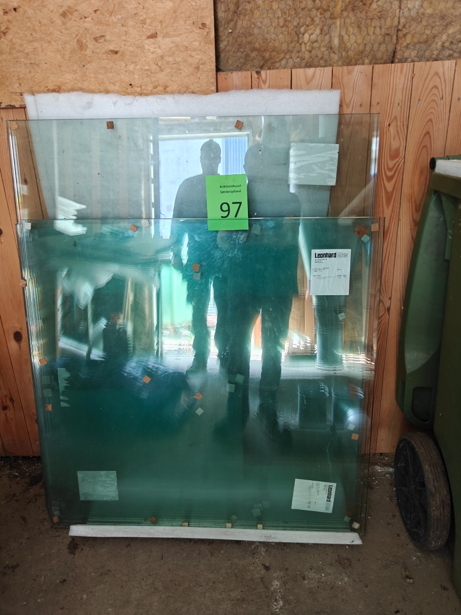 Dobbelt lamineret 8 mm glas paneler 