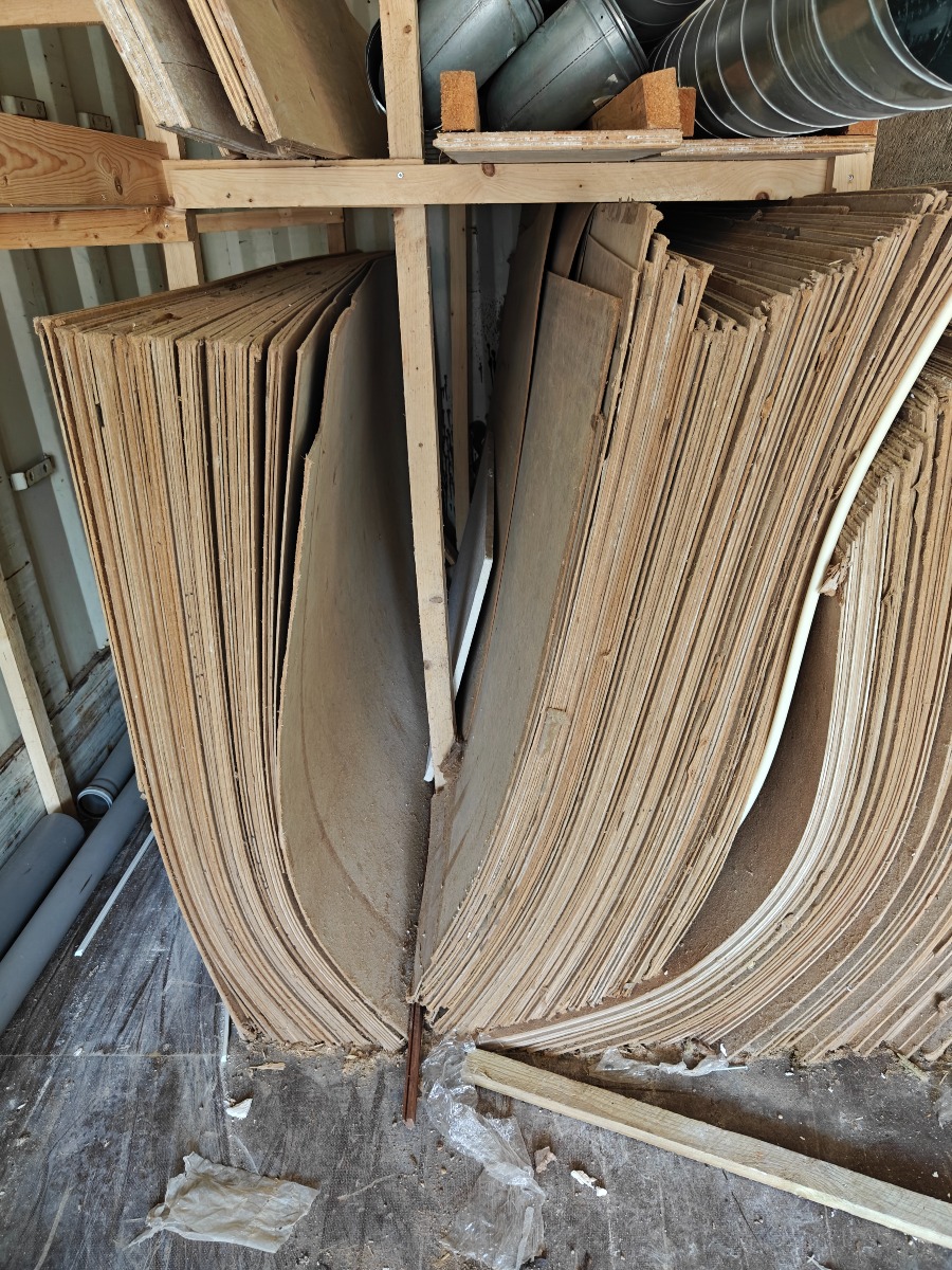masonit plader ca 150 stk 