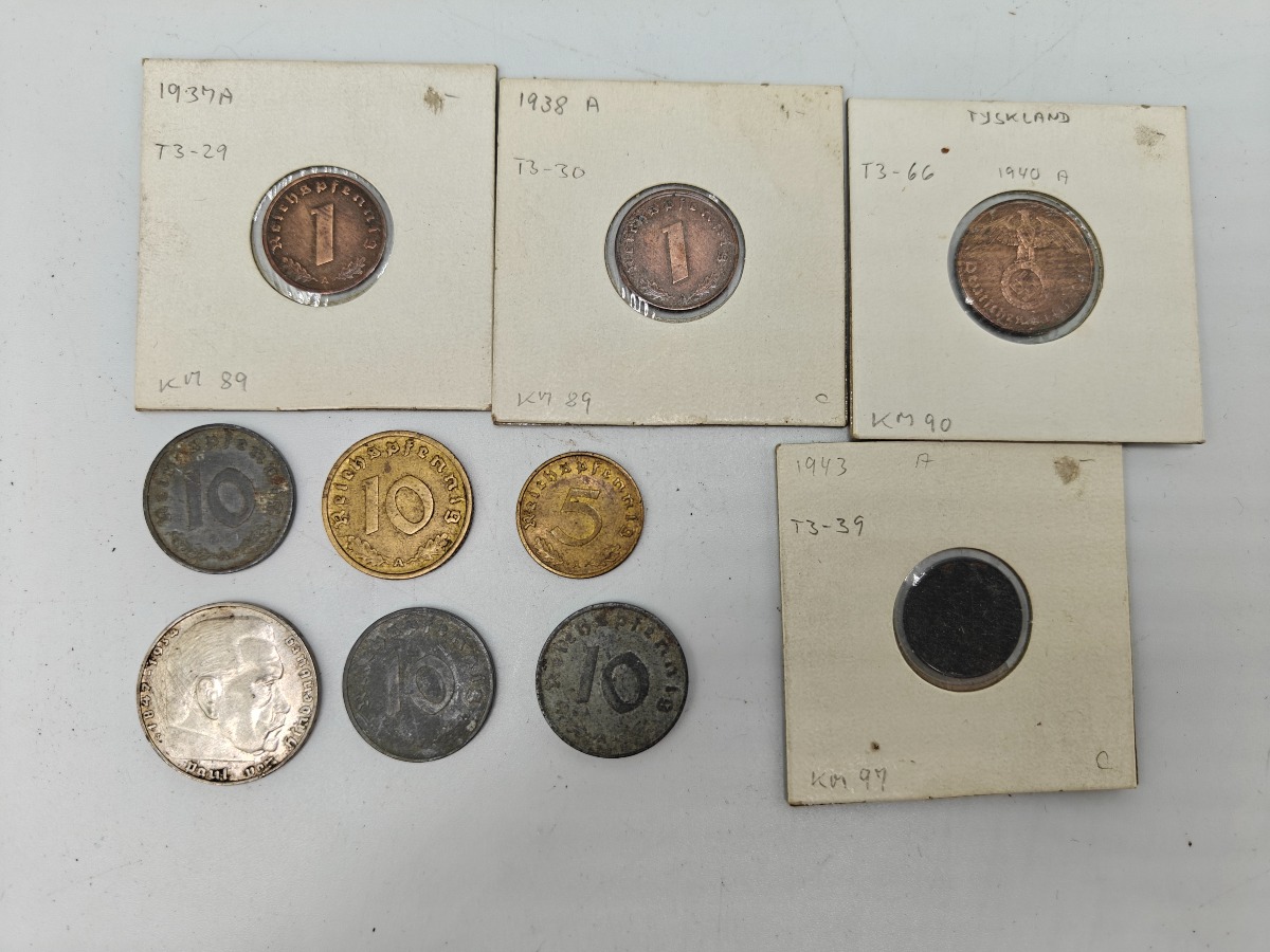 Tyske mønter 1930'erne og 1940'erne