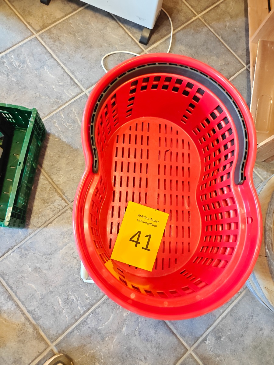 Indkøbskurve af plast