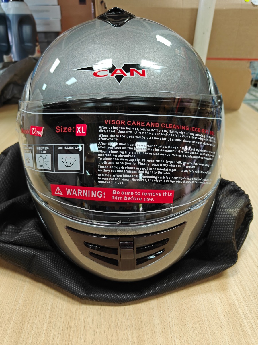 Styrthjelm fullface V200 Str. XL