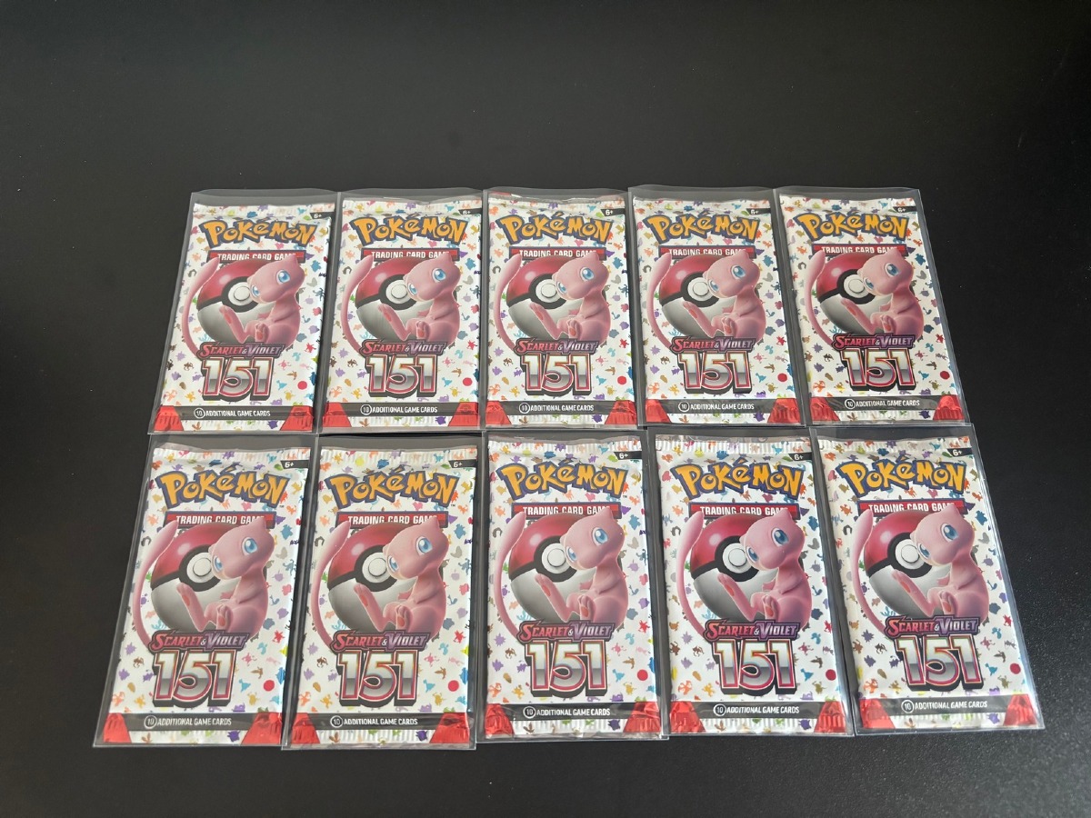 10 x Pokemon 151 booster pack