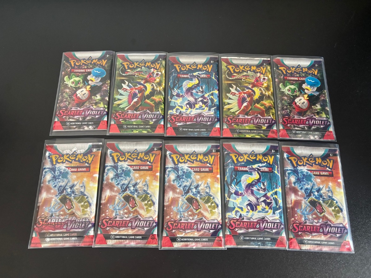 10 x Pokemon Scarlet & Violet booster pack