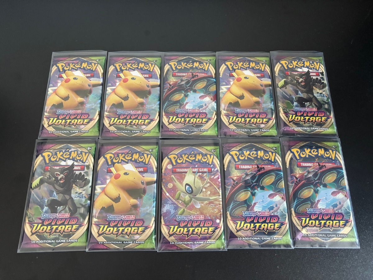 10 x Pokémon Vivid Voltage booster pack