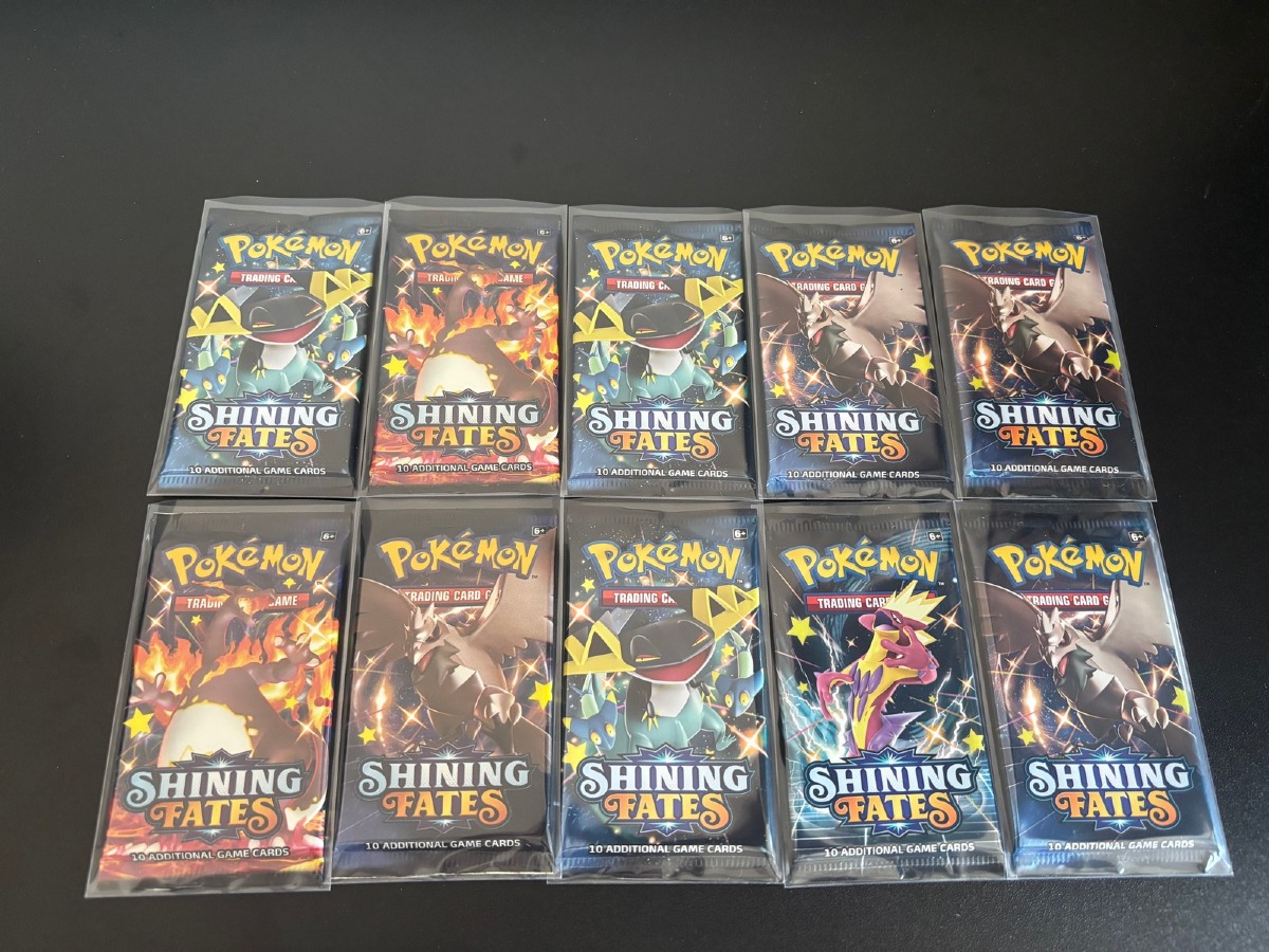 10 x Pokémon Shining Fates booster pack