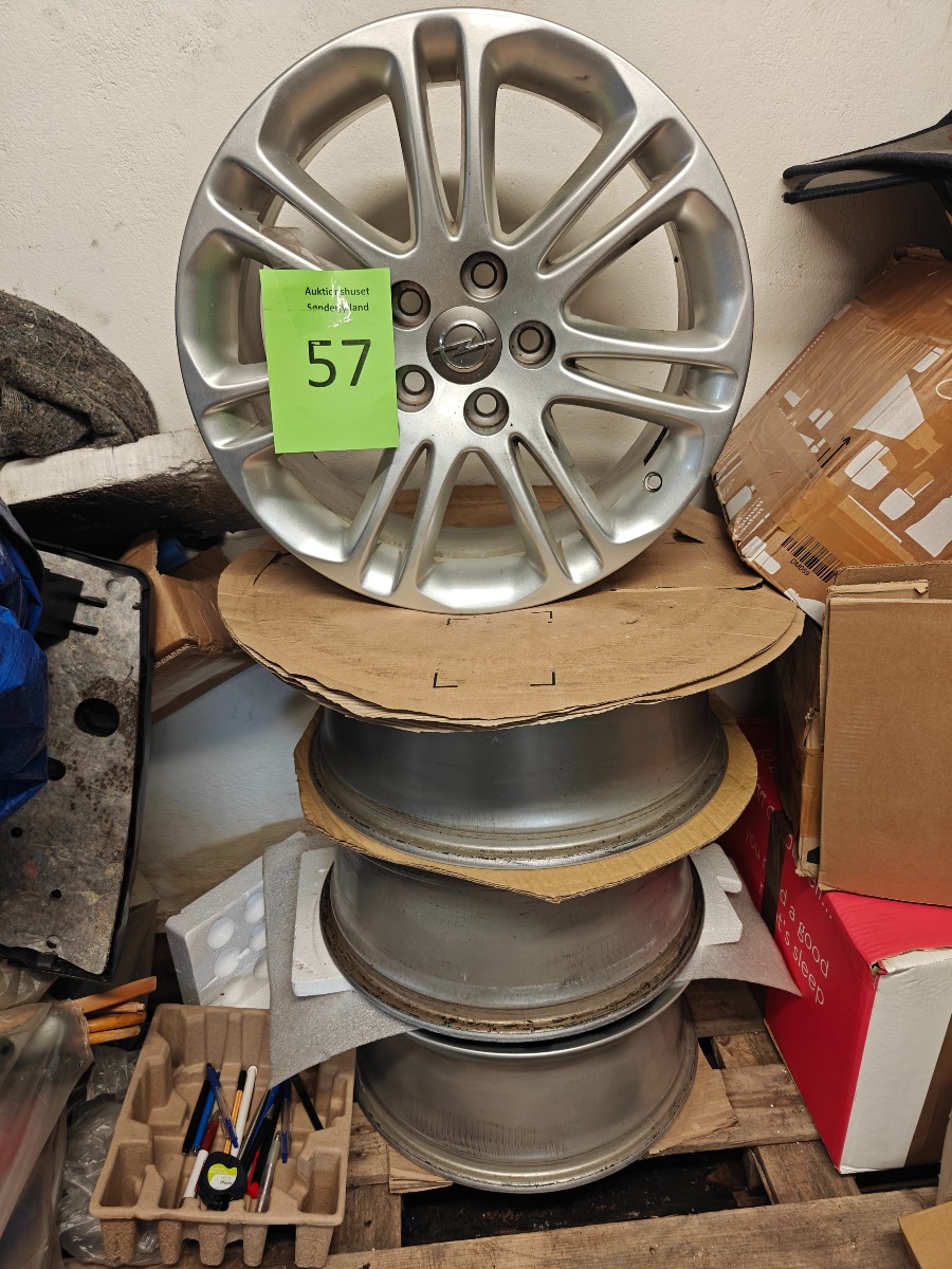 4 stk opel alufælge 5 huls 8x18
