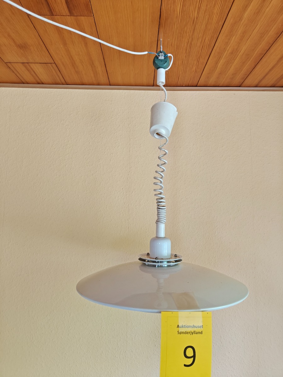 Loftlampe med hejs