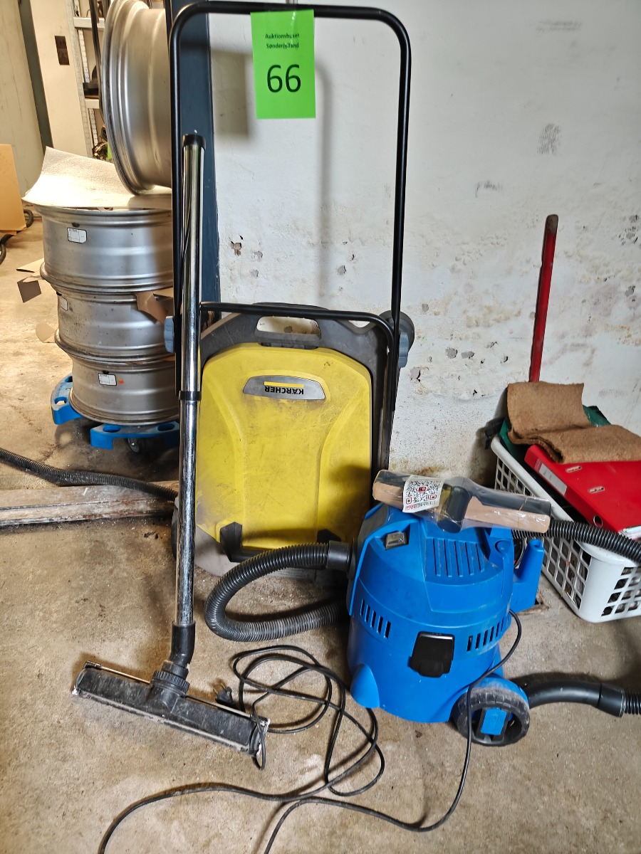 nilfisk buddy ll 12 & KÄRCHER fejemaskine