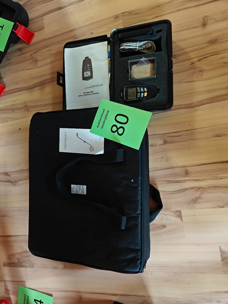 Camping spejl & coating tykkelse tester
