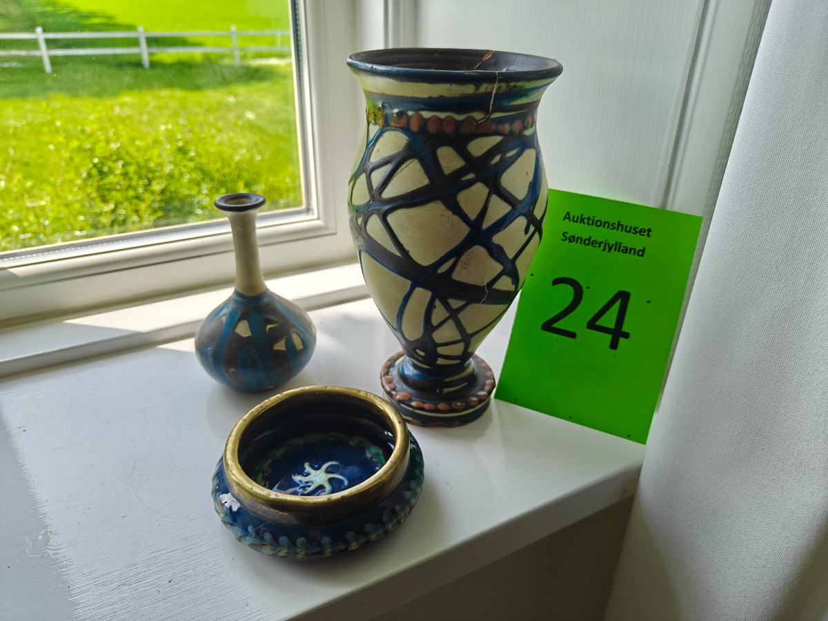 3 dele Kahler keramik
