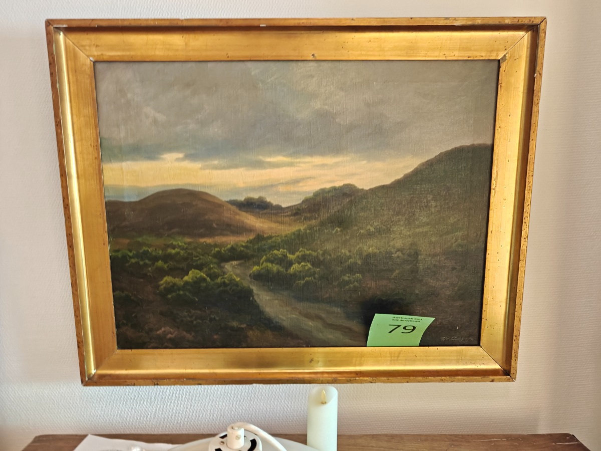 Karl Emil Lundgreen Lyngklædt landskab