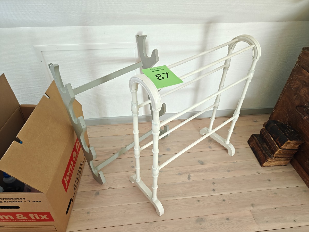 Håndklædestativ og gevær-rack