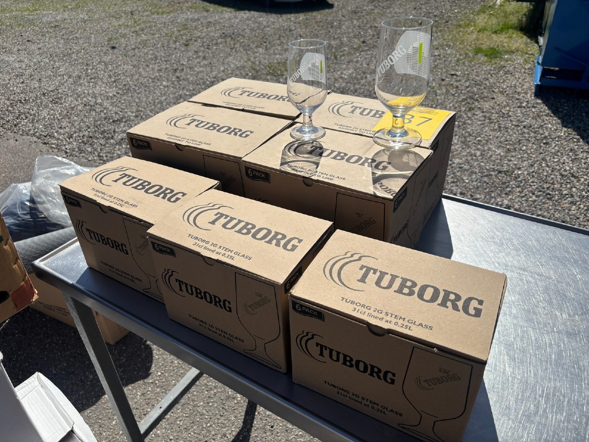 Lille parti Tuborg 2G glas, 31cl & 62cl