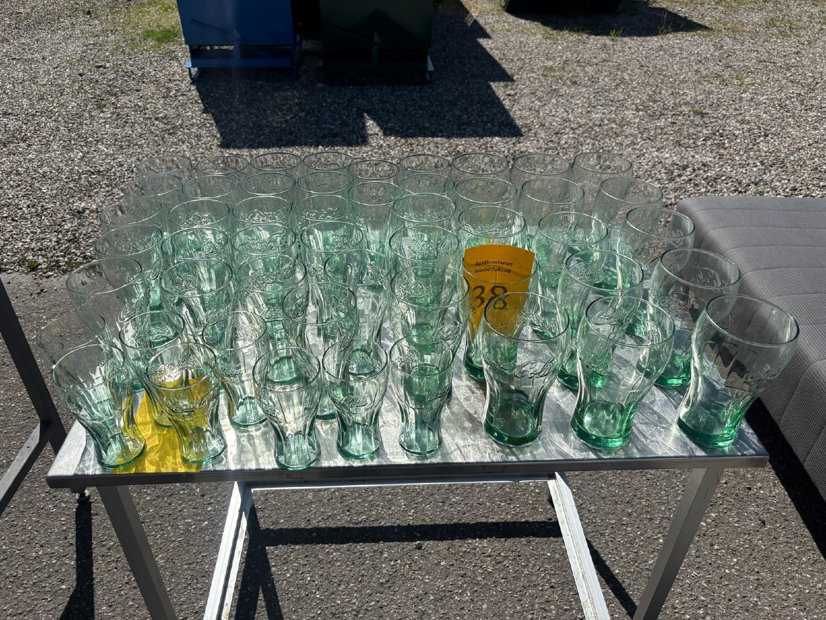 Parti Coca Cola glas, forskellige modeller