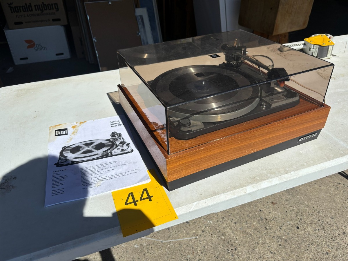 Dual 1019 vintage pladespiller med manual