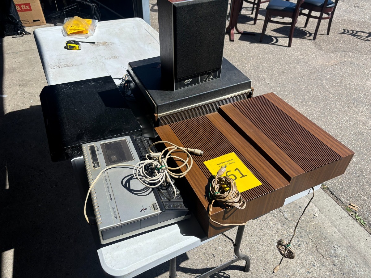 Diverse vintage hi-fi udstyr – B&O, Philips og Jamo