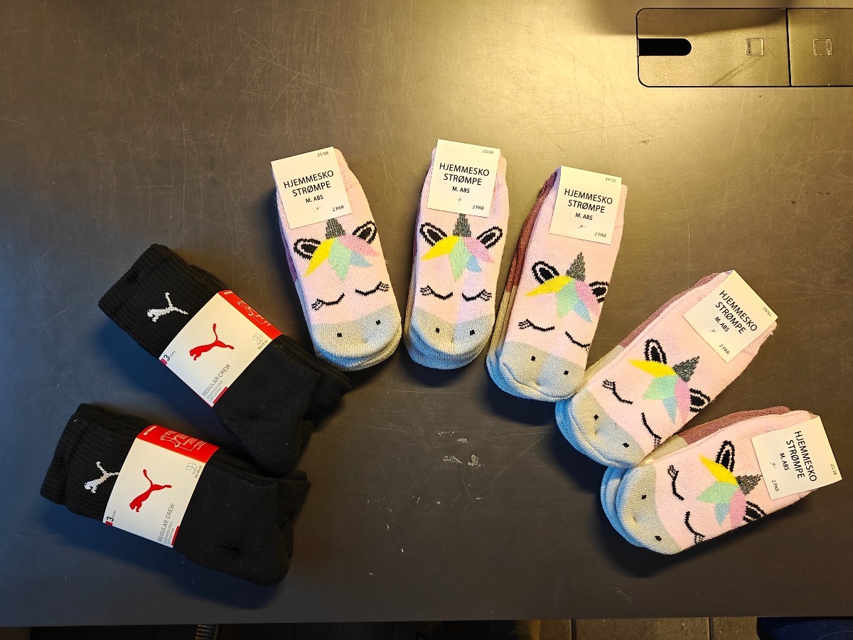 Puma Regular Crew strømper samt Hyggestrømper