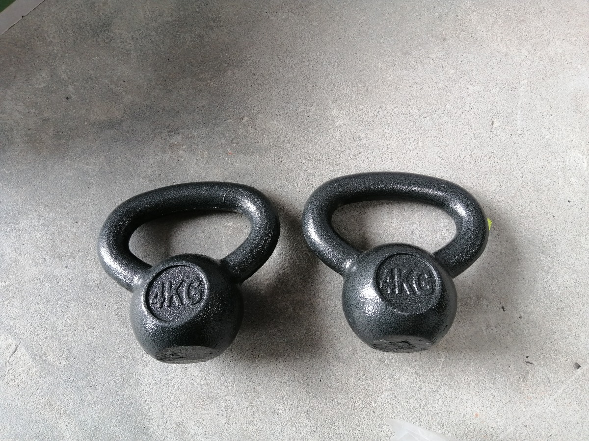 2 stk kettelbells 4 kg