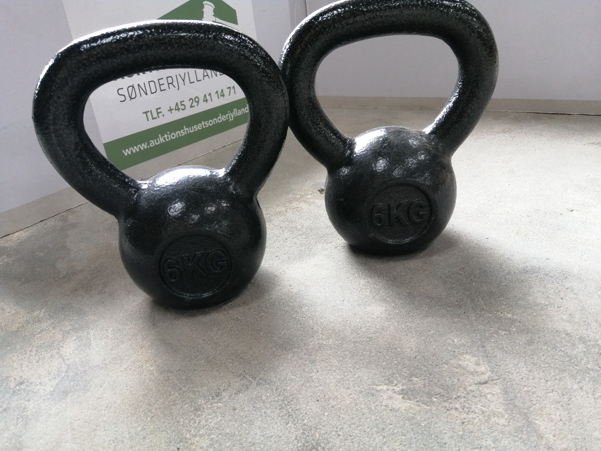 2 stk kettelbells 6kg