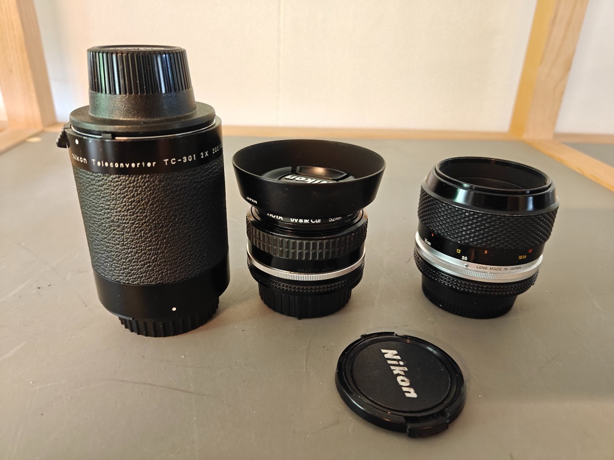 3 Nikon linser