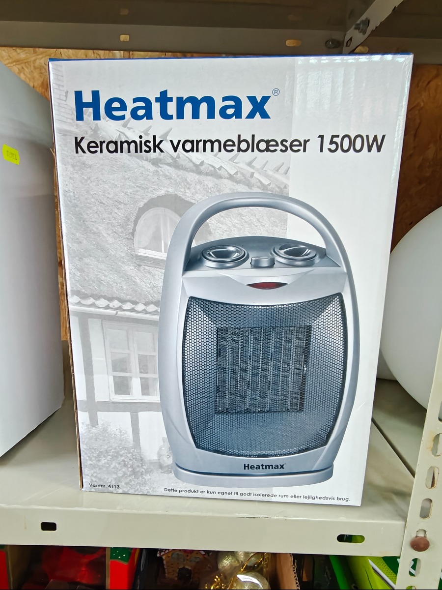 Heatmax keramisk varmeblæser
