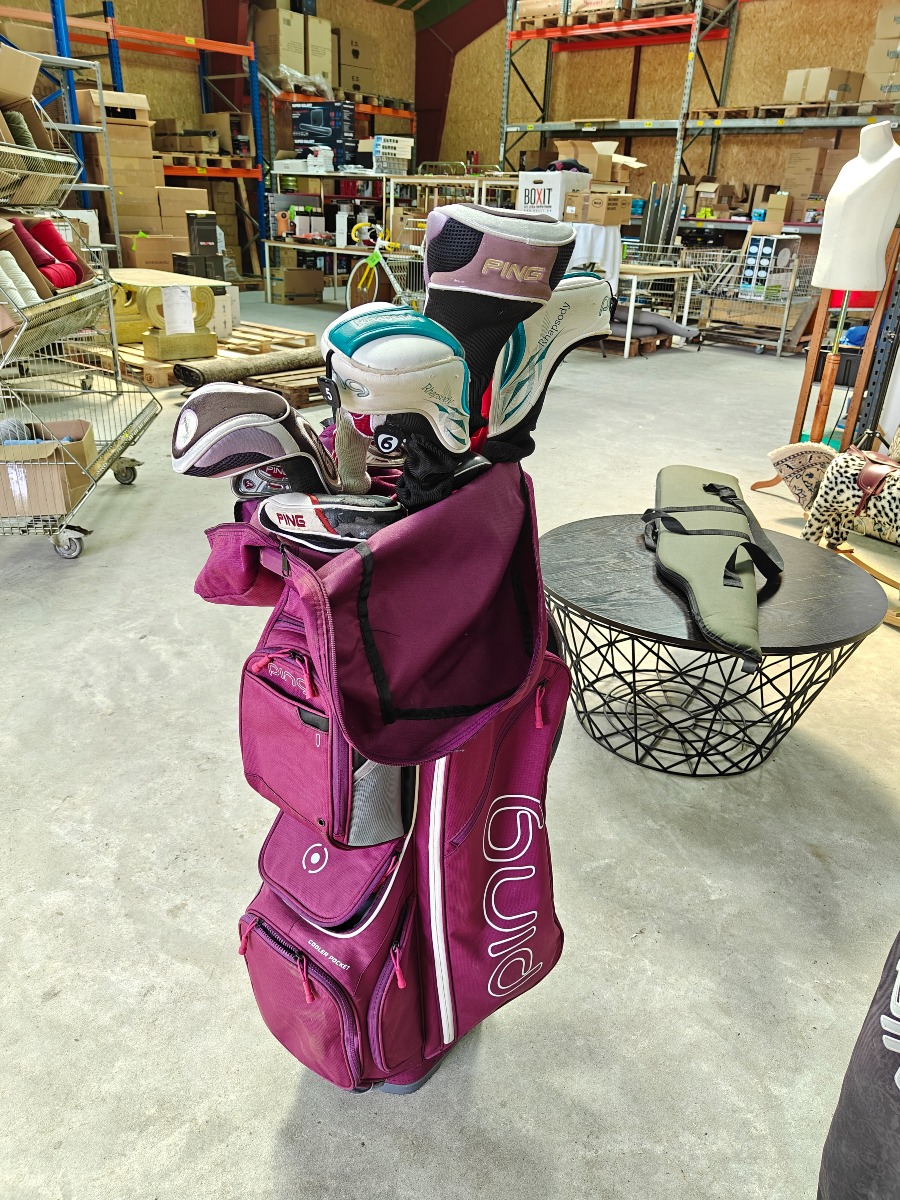 Ping golftaske med køller
