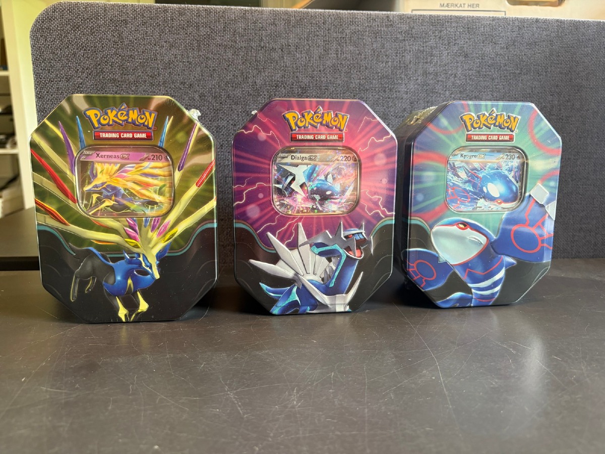 3 x Pokemon Azure Legends tin