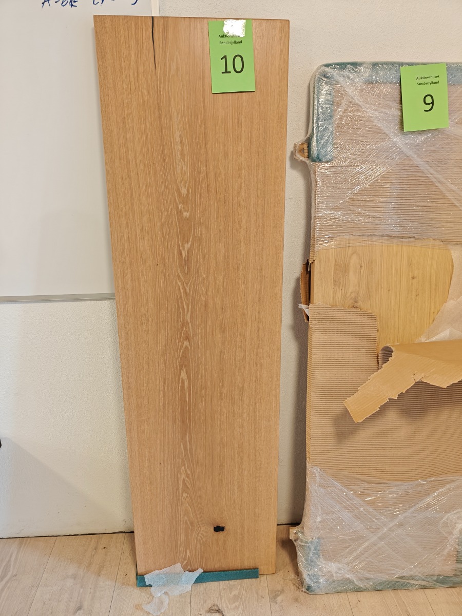 Håndlavet bordplade af massiv eg