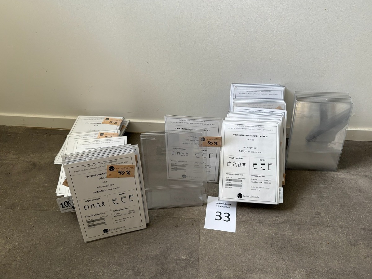 Akryl brochure/skilteholdere
