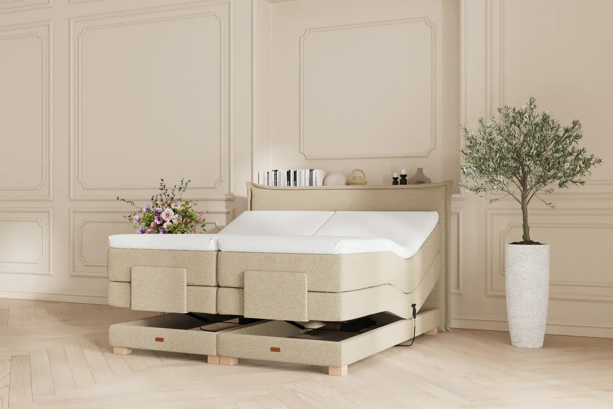 3 stk. senge - SÖVNN Silva Elevationsseng - 180x200 – Sand & 2 x Icon Kontinentalseng - 180x200 – Beige, samt meget mere. Se beskrivelse (7132)