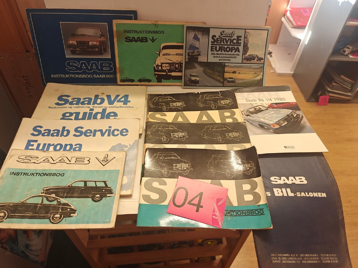 Saab: Instruktionsbøger & servicebøger til div veteran modeller.