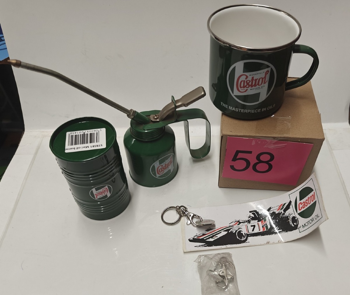 Castrol: Emaljekrus, smørekande mm. 