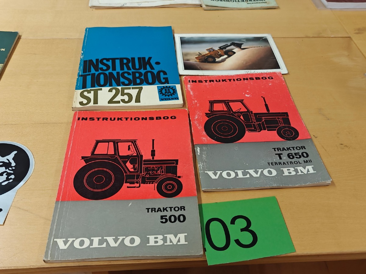 Volvo: Instruktionsbøger til Volvo traktorer.