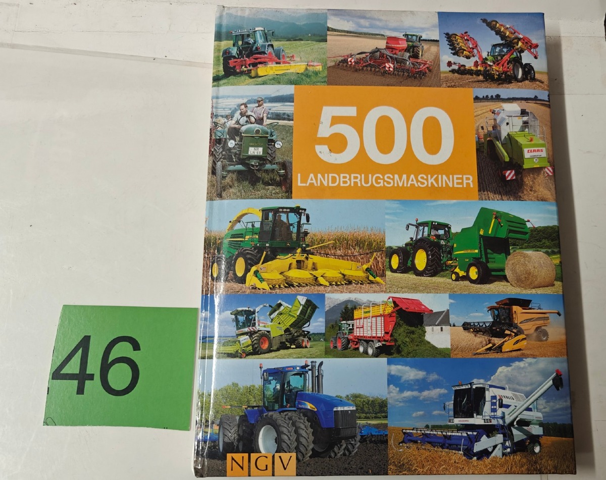 Bog: 500 Landbrugsmaskiner. 