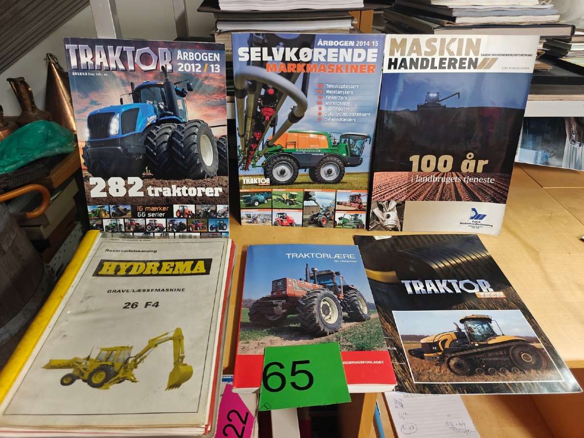 Bøger & magasiner om div traktorer og landbrugsmaskiner. 