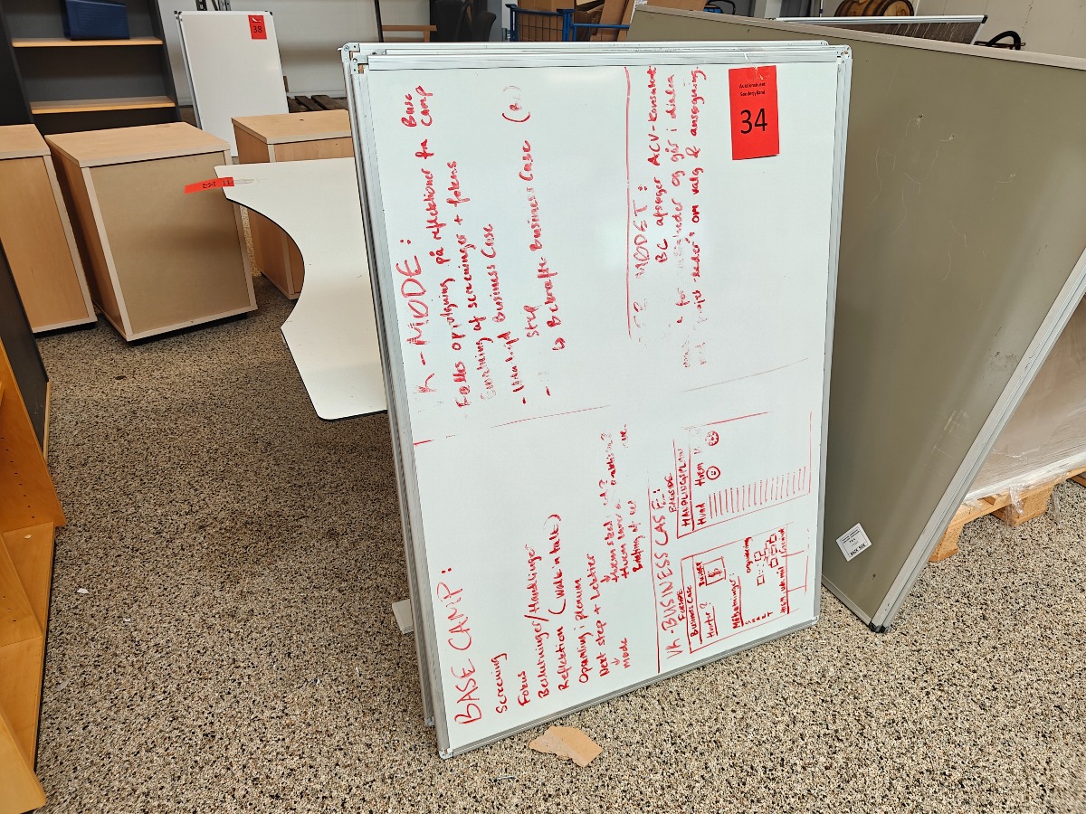 3 mindre whiteboards