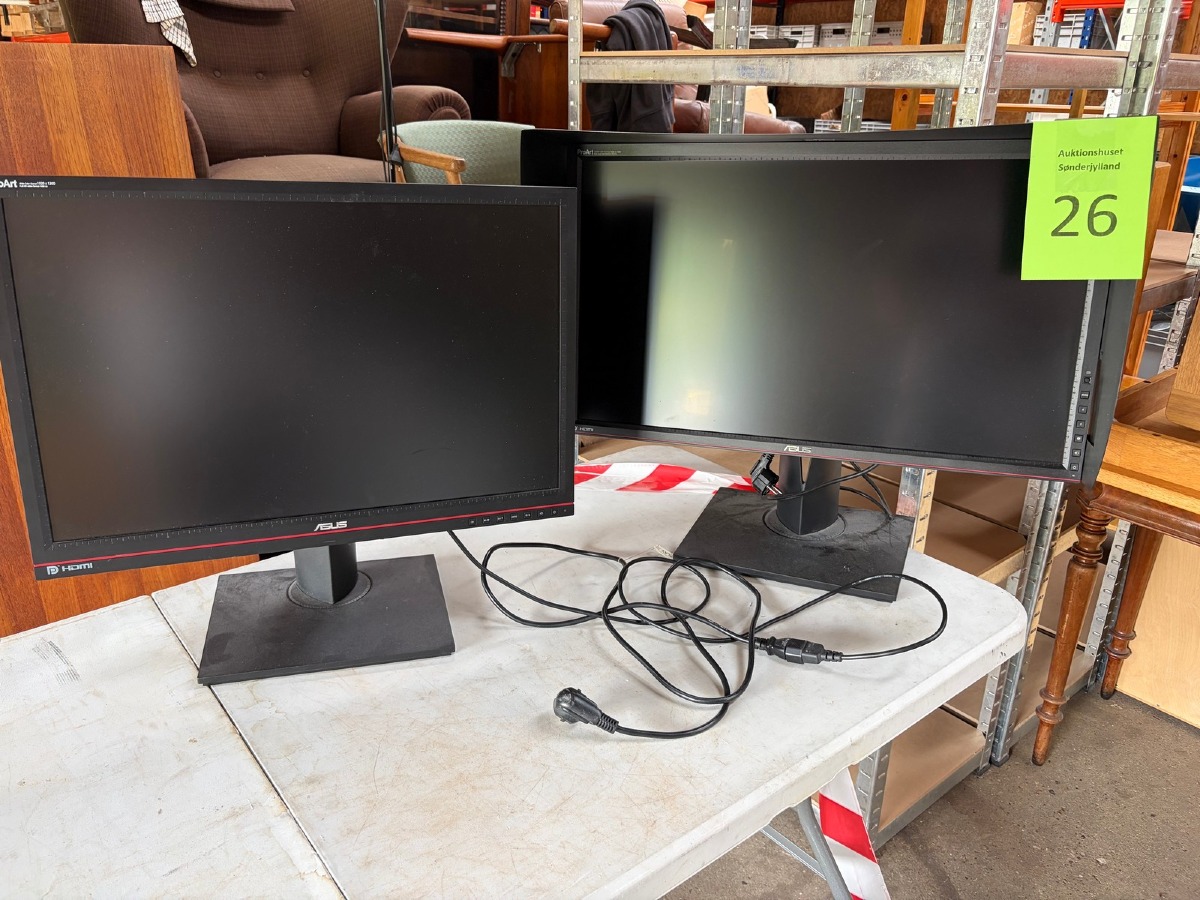 2 stk. ASUS LED skærme