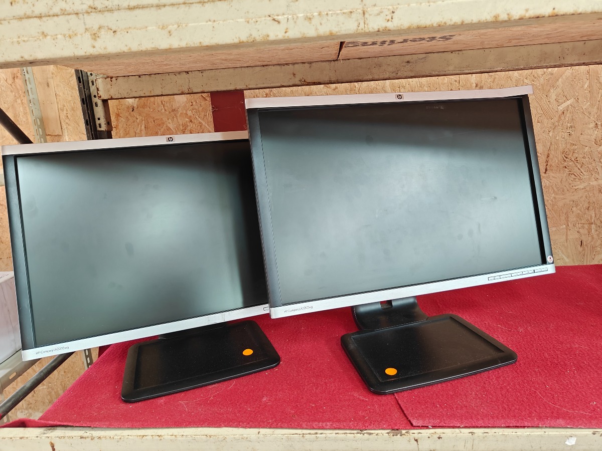 2 stk. HP Compaq LA2205wg monitors 22