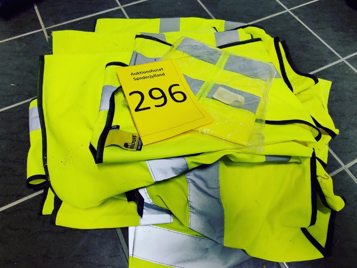 Gule arbejdes veste  - 7 stk