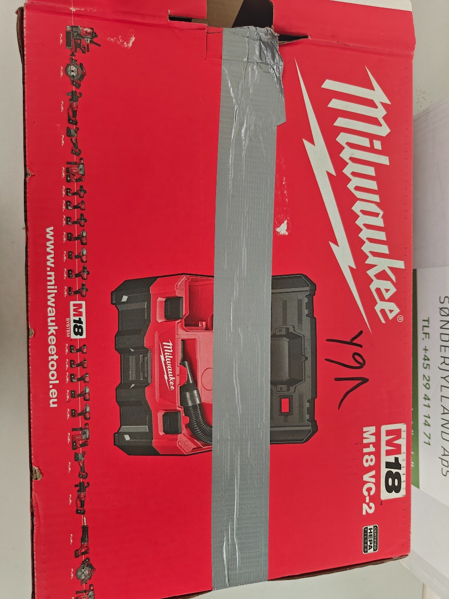 Milwaukee M18 VC-2 akku våd/tør støvsuger 
