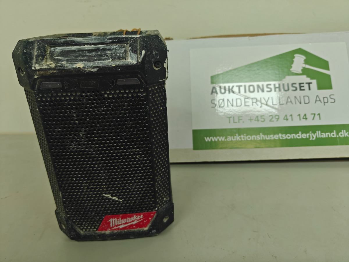 Milwaukee M12 RCDAB+ radio incl. batteri