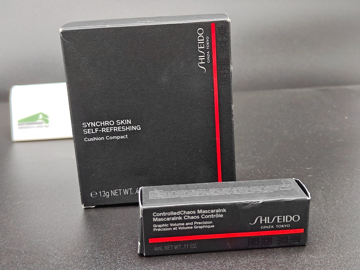 Cushion Compact, Shiseido skin. Shiseido Mascara. 