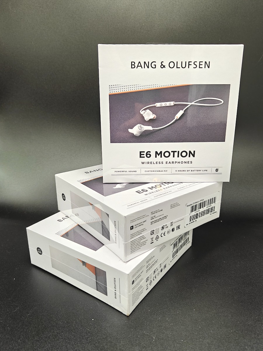 3 stk. Bang & Olufsen Beoplay E6 Motion in-ear trådløse hovedtelefoner