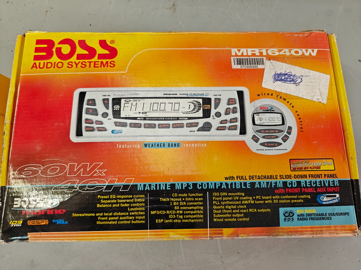 Auto radio, ubrugt
