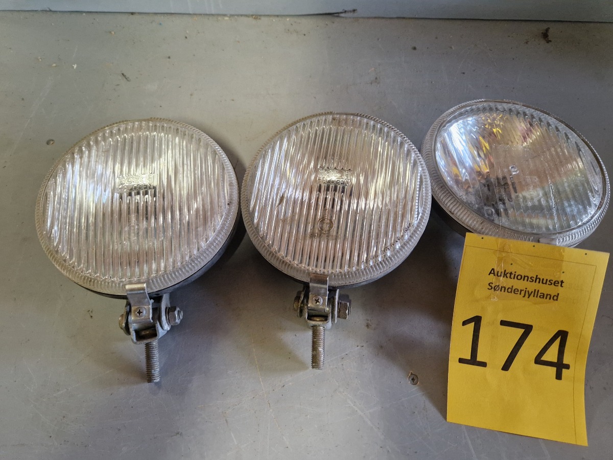 3 stk bosch halogen lamper 