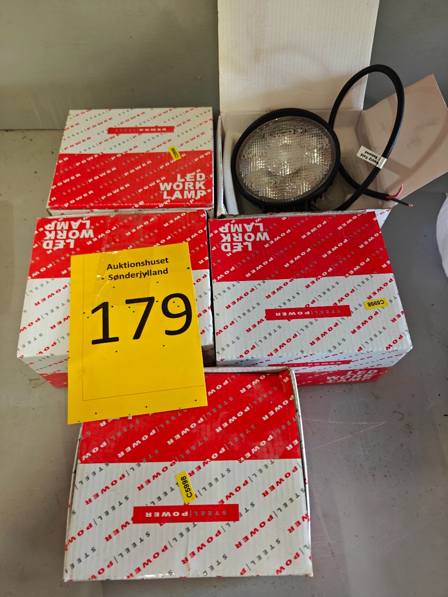 5 stk LED arbejdslamper